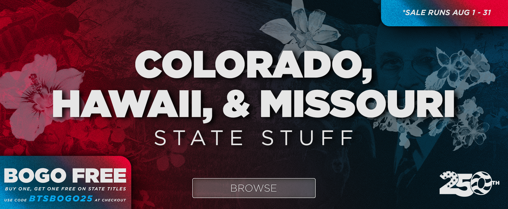 Colorado, Hawaii, & Missouri State Stuff - BOGO