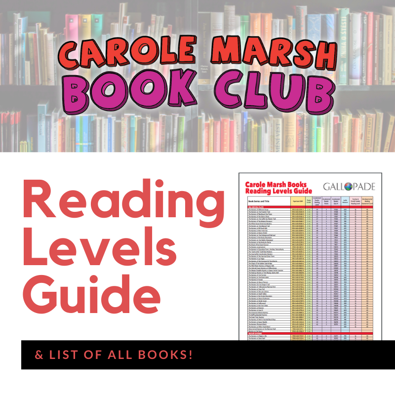carole marsh mysteries reading levels guide