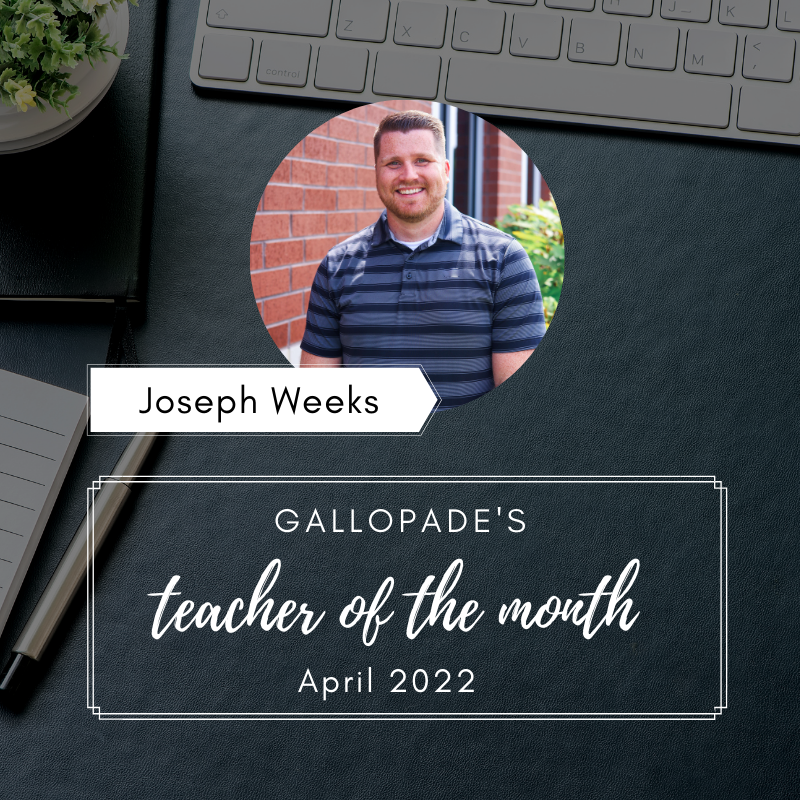 April Teacher of the Month