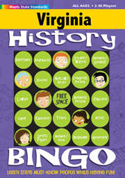 Virginia History Bingo Game!: