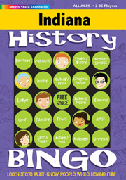 Indiana History Bingo Game