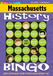 Massachusetts History Bingo Game