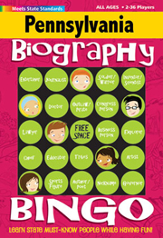 Pennsylvania Biography Bingo Game