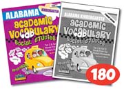 Alabama Kindergarten Academic Vocabulary 6 Year Class Set