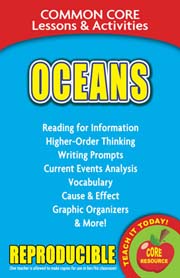 Oceans – Common Core Lessons & Activities
