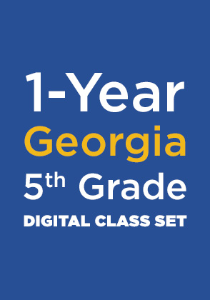 Georgia Social Studies 5th Grade Digital Class Set [1-Year License]