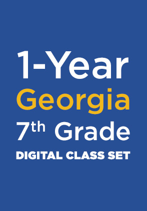 Georgia Social Studies 7th Grade Digital Class Set [1-Year License]