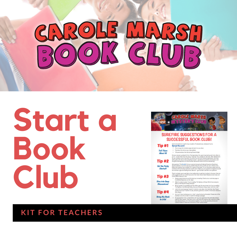 carole marsh mysteries book club kit